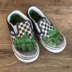 Hulk toe toddler vans READ DETAILS